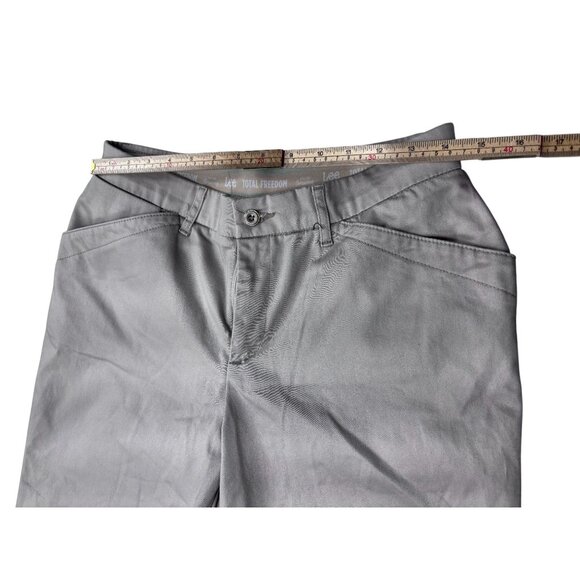 Lee Total Freedom Beige Womens Pants Size 8S Cotton & Polyester Blend - Picture 9 of 10